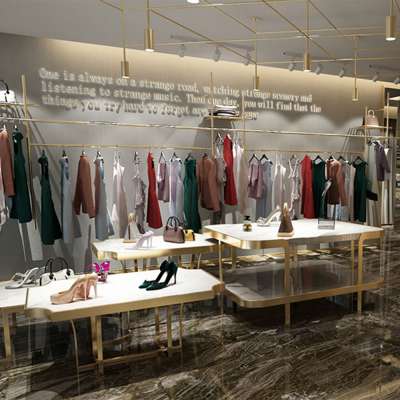 Global Retail Garment Shop Interior Design Services for Women Clothing Store