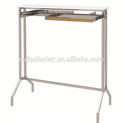 store clothing display island racks with shelf