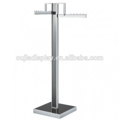 retail strong stainless steel clothing display racks