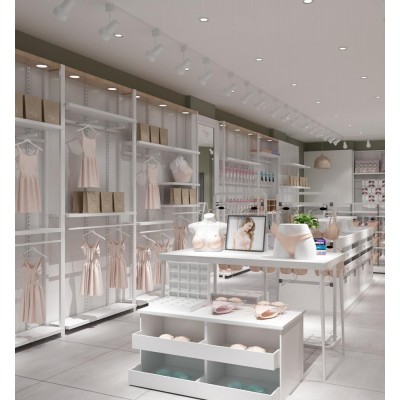 Lingerie Store Display Furniture Women Bra Store Interior Shop Design Wall Showcase