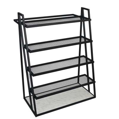 Store Furniture Iron Metal Display Rack Shoes for Shop