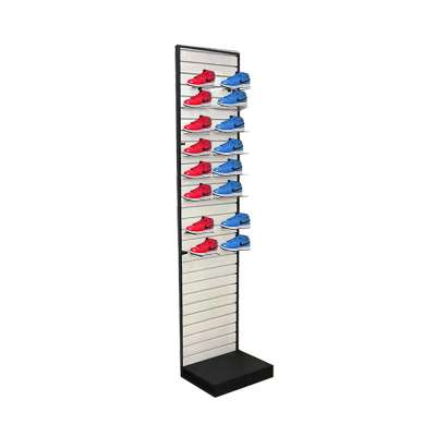 Famous Sport Store Black White Aluminum Sport Display Rack Shoes